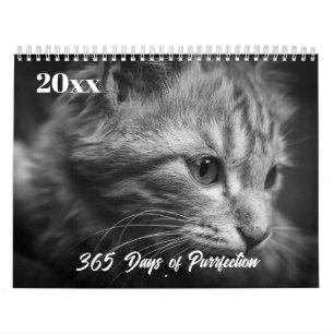 Personalisierter benutzerdefinierter Foto-Katzenli Kalender
