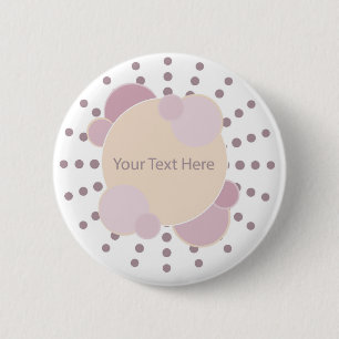 Personalisierter benutzerdefinierter Foto- und Tex Button