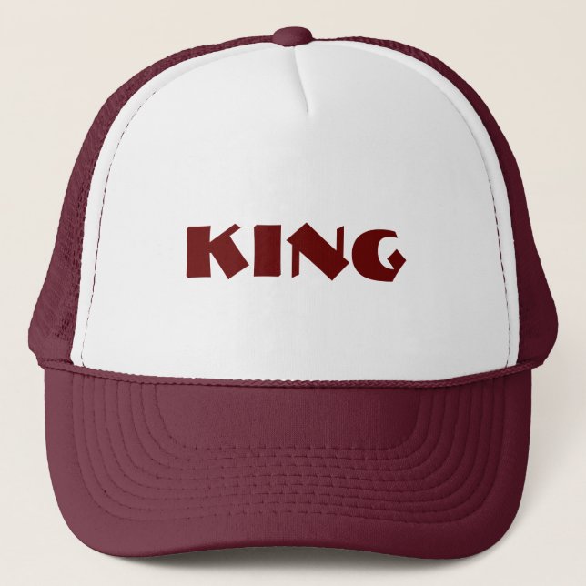 Personalisierter, benutzerdefinierter Maroon Color Truckerkappe (Vorderseite)