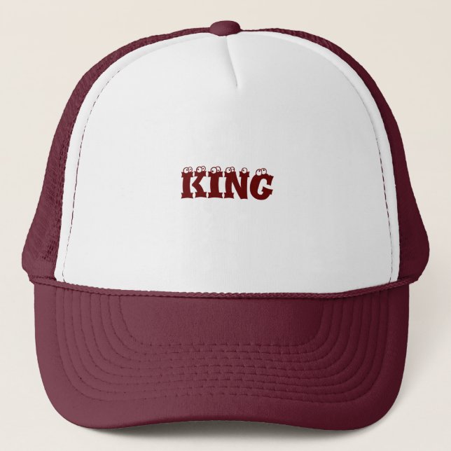 Personalisierter, benutzerdefinierter Maroon Color Truckerkappe (Vorderseite)