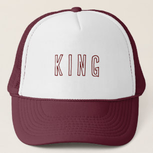 Personalisierter, benutzerdefinierter Maroon Color Truckerkappe