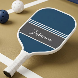 Personalisierter benutzerdefinierter Name Türkis B Pickleball Schläger
