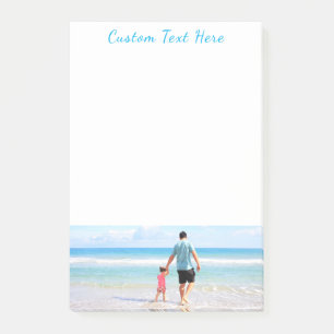 Personalisierter, benutzerdefinierter Text für die Post-it Klebezettel