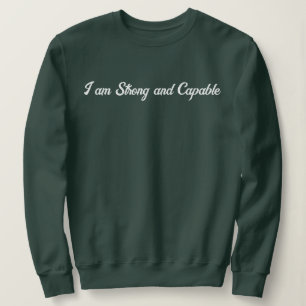 Personalisierter Benutzerdefinierter Text Stylisch Sweatshirt