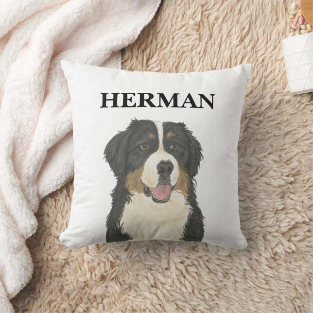 Personalisierter Berner Berghund Kissen (Decke)