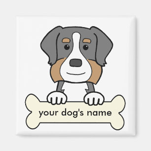 Personalisierter Berner Berghund Magnet