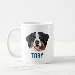 Personalisierter Berner Hund  Kaffeetasse