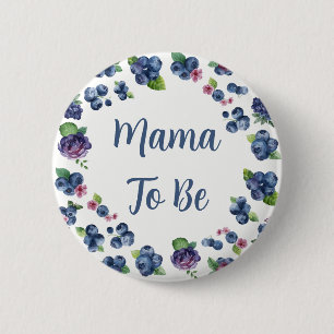 Personalisierter Berry Sweet Baby Shower Mama-to-B Button