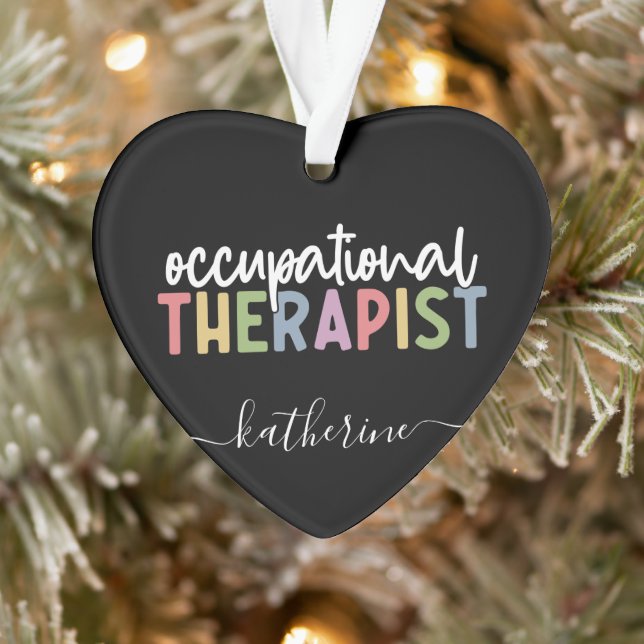 Personalisierter Berufstherapeut OT Geschenke Ornament (Baum)