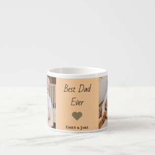 Personalisierter Best-Dad-Ever-Espresso-Becher mit Espressotasse