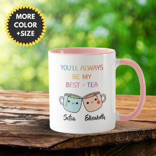 Personalisierter Best-Tea-Becher – Geschenk für be Tasse