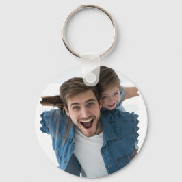 Personalisierter Best Vater Foto Keepake Schlüsselanhänger