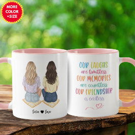 Personalisierter Beste-Freundin-Tasse für Frauen | Tasse