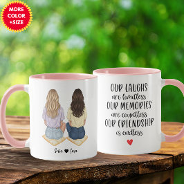 Personalisierter Beste-Freundin-Tasse für Frauen | Tasse