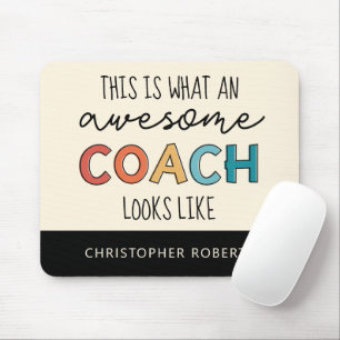 Personalisierter bester Coach je Phantastische B Mousepad