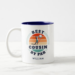 Personalisierter bester Cousin nach Par Family Wie Zweifarbige Tasse
