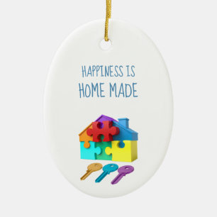 Personalisierter Bester Immobilienmakler Aller Zei Keramik Ornament