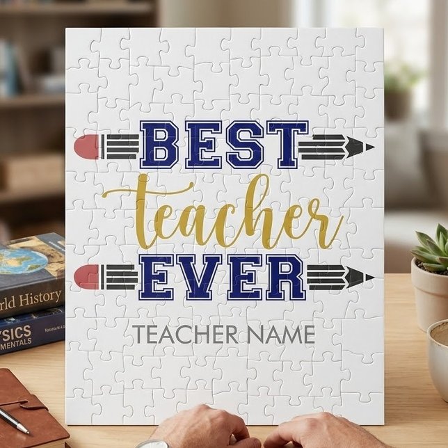 Personalisierter bester Lehrer je - individuelles  (Von Creator hochgeladen)