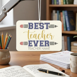 Personalisierter bester Lehrer je - individuelles Autolufterfrischer
