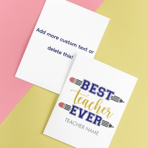 Personalisierter bester Lehrer je - individuelles  Flyer