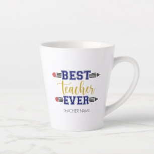 Personalisierter bester Lehrer je - individuelles  Milchtasse