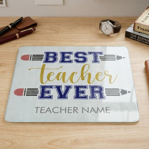 Personalisierter bester Lehrer je - individuelles Schneidebrett