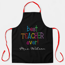 Personalisierter bester Lehrer je Schürze