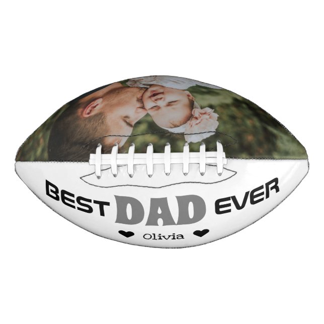 Personalisierter bester Vater je benutzerdefiniert Football (Vorderseite)