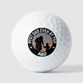 personalisierter bester Vater je benutzerdefiniert Golfball