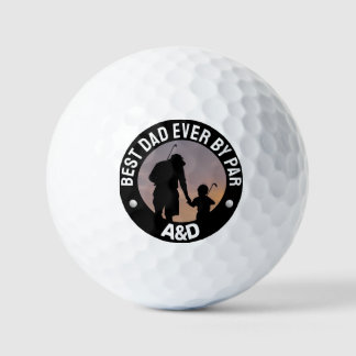 personalisierter bester Vater je benutzerdefiniert Golfball