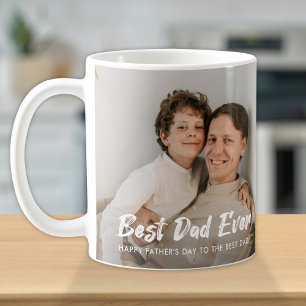 Personalisierter bester Vater je Foto Kaffeetasse