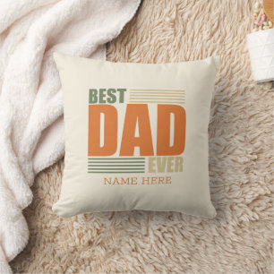 Personalisierter bester Vater je Kissen