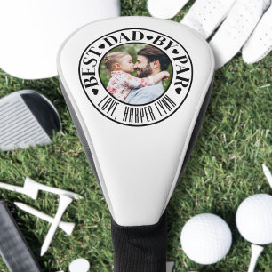 Personalisierter bester Vater Par Foto Golf Headcover