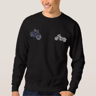 Personalisierter bestickter Motorradpflaster Besticktes Sweatshirt