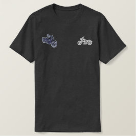 Personalisierter bestickter Motorradpflaster Besticktes T-Shirt