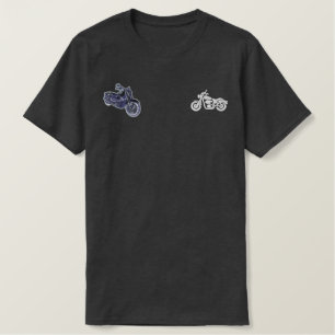 Personalisierter bestickter Motorradpflaster Besticktes T-Shirt