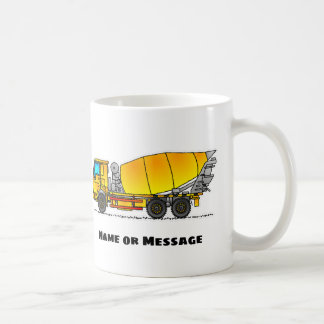 Personalisierter Betonmischer-Becher, Baugeschenk Kaffeetasse