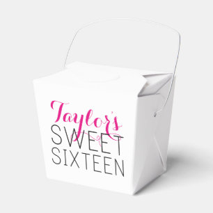 Personalisierter Bevorzugungs-Kasten des Bonbon-16 Geschenkschachtel