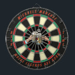 Personalisierter bierthematisierter Männerhöhle Dartscheibe<br><div class="desc">Personalisiertes bierthematisiertes Dartboard für Männerhöhle</div>