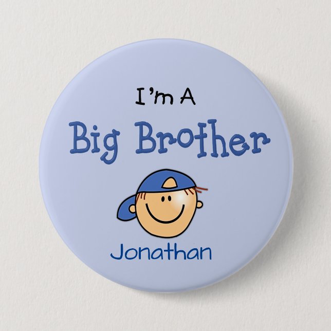 Personalisierter Big Brother Button (Vorderseite)