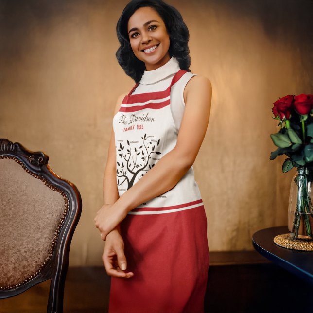 Personalisierter Big Family Tree (20 Namen) Schürze (Von Creator hochgeladen)