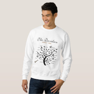 Personalisierter Big Family Tree (20 Namen) Sweatshirt