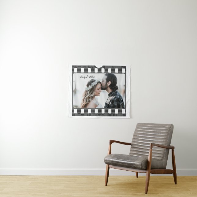 Personalisierter Bilderrahmen für Filmrollen im Tr Wandteppich (Beispiel (Horizontal))