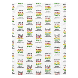 Personalisierter BLACK HISTORY MONAT Tischdecke