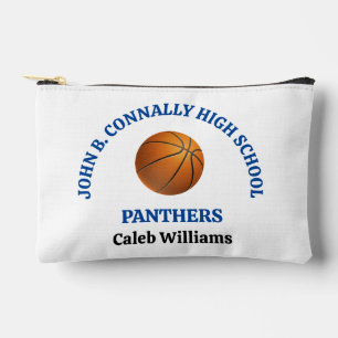 Personalisierter blauer High-School-Basketballspie Zubehörtasche