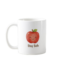 Personalisierter Bleib Sicher Glücklicher Apfel Sü