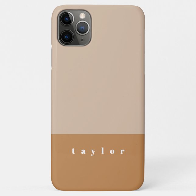 Personalisierter Blindfarbblock Case-Mate iPhone Hülle (Rückseite)