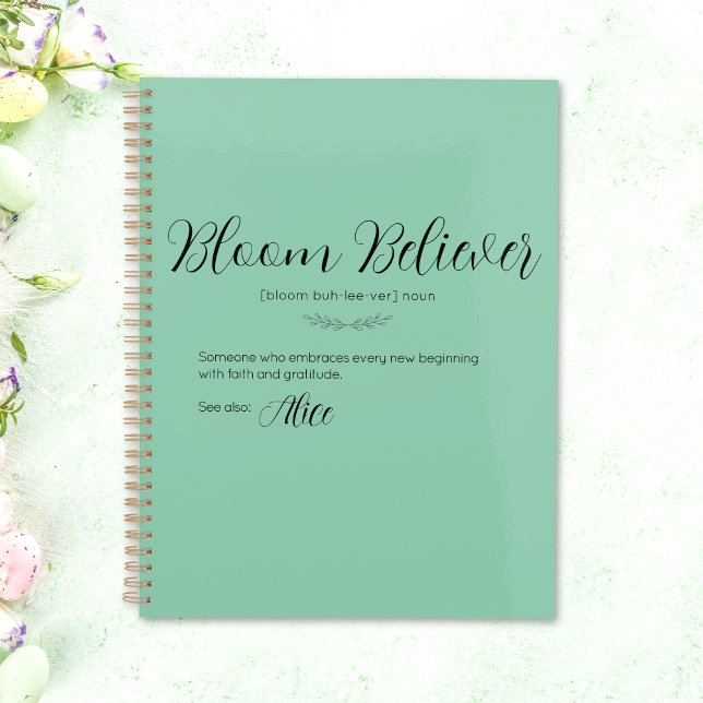 Personalisierter Bloom Glaube Planer (Personalized Bloom Believer Planner)