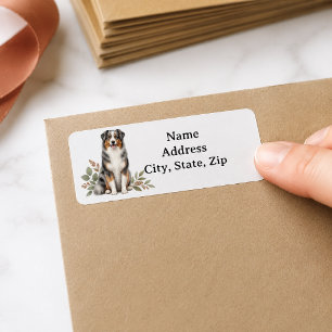 Personalisierter Blue Merle Australian Shepherd