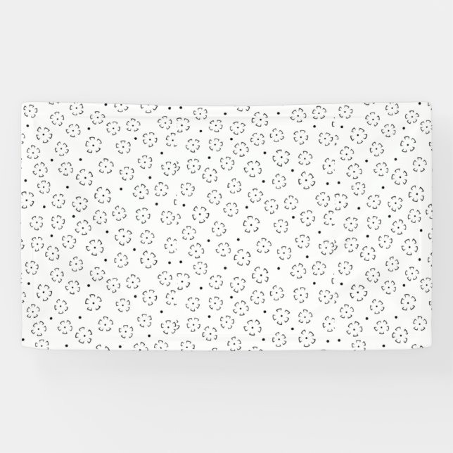 Personalisierter Blumen-Geburtstagsgeschenk-Ordner Banner (Horizontal)